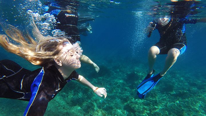 Santorini snorkeling experience