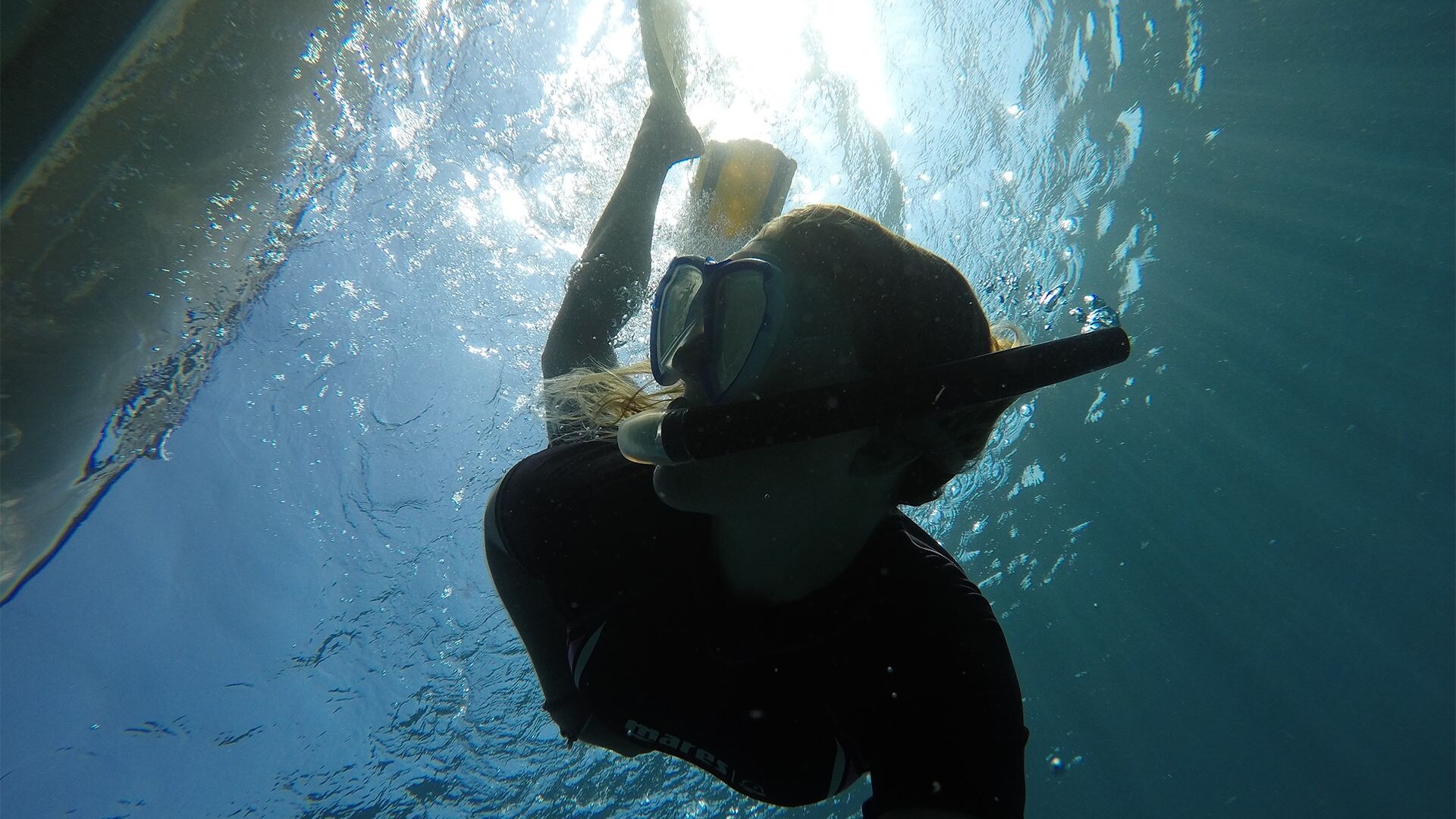 Navys waterworld snorkel diving in santorini